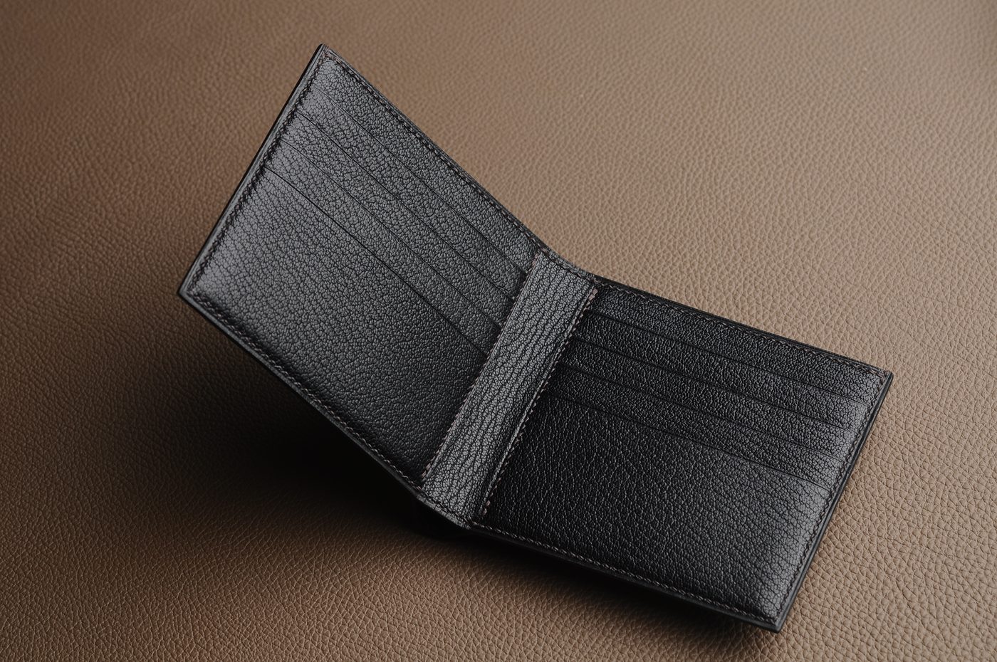 Finished bifold wallet crafted by CHILLZONE